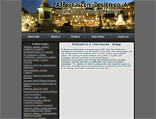 Tablet Screenshot of ajbernasconi-design.co.uk